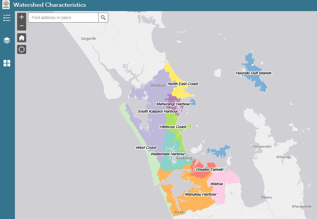 Geo Map Auckland Council Auckland Watershed Story Maps - Knowledge Auckland